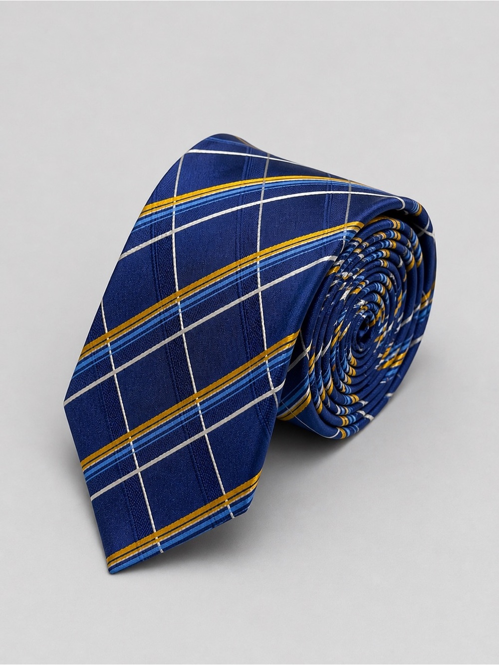 Geoffrey Beene Silk Tie Handmade Quiet Luxury Career Professional Striped